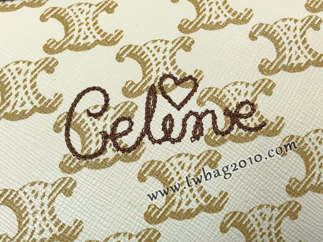 Celine專櫃2023爆款老花貝殼包 賽琳鏈條單肩斜挎包 sldj2430